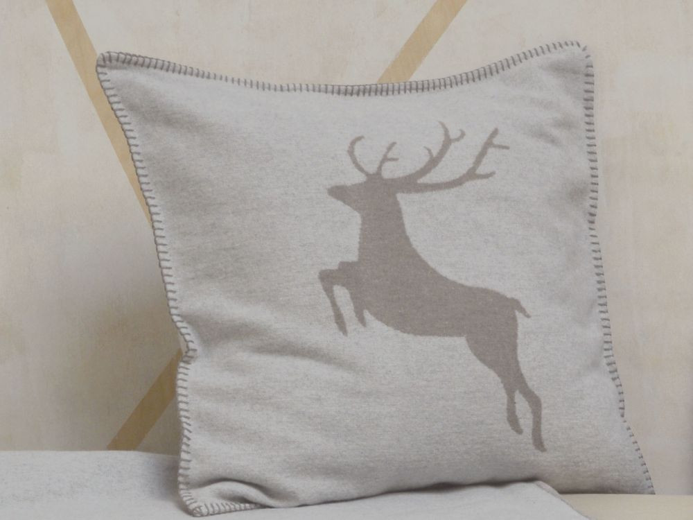 Kissenbezug Sylt Hirsch 50x50 cm von David Fussenegger